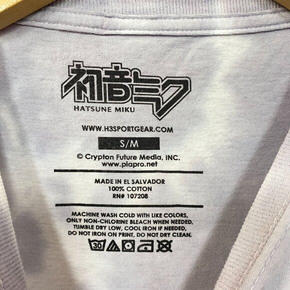 Hatsune Miku Graphic Design Tie Dye T-Shirt S/M - Picture 4 of 4